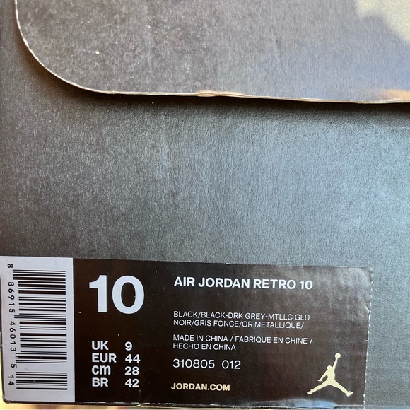 Nyc Jordan 10s Men’s Size - Picture 15 of 15